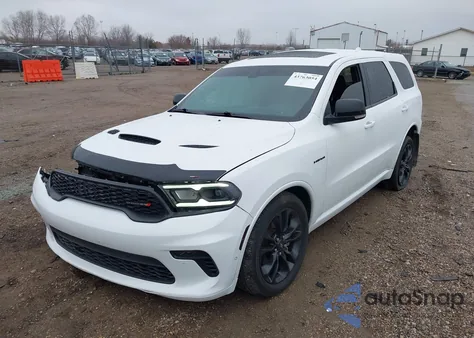 2021 Dodge Durango R/T Awd из США, поврежденный, VIN 1C4SDJCT0MC642621
